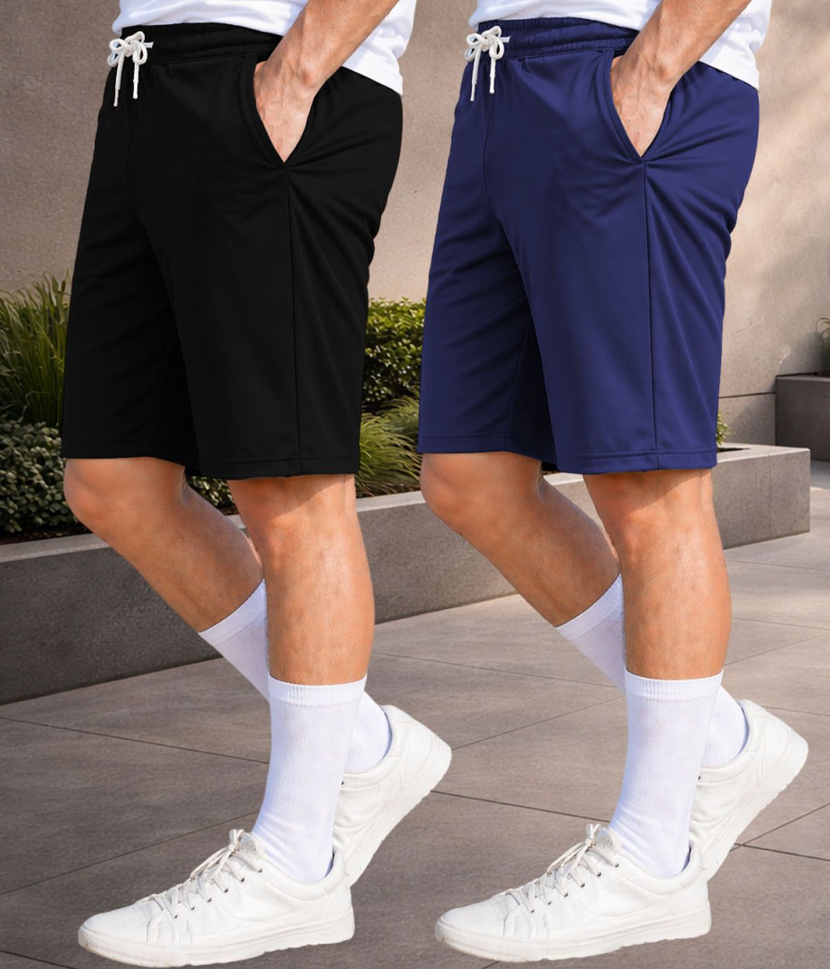 yazole Solid Men Multicolor Casual Shorts-picture-22
