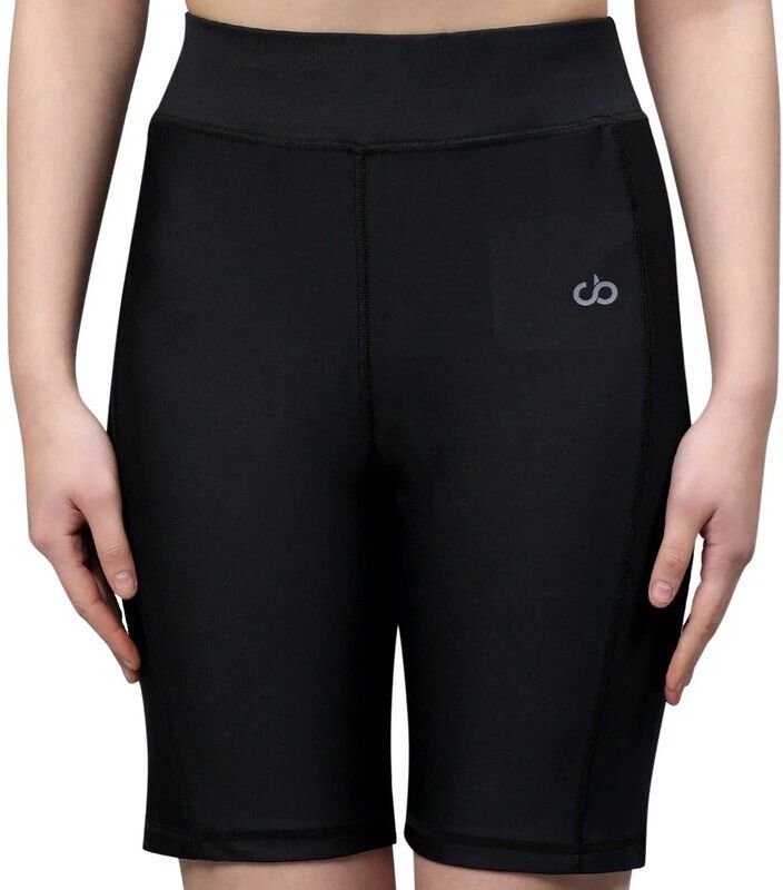 club a9 Solid Women Black Compression Shorts, Gym Shorts, High Waist Shorts, Running Shorts, Sports Shorts-picture-18