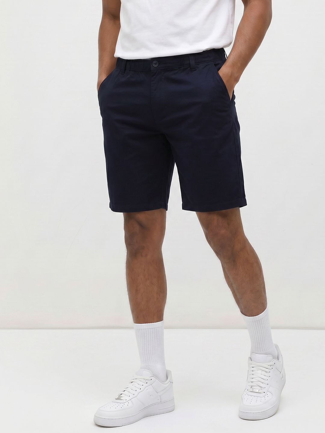 roadster Solid Men Blue Regular Shorts-picture-27