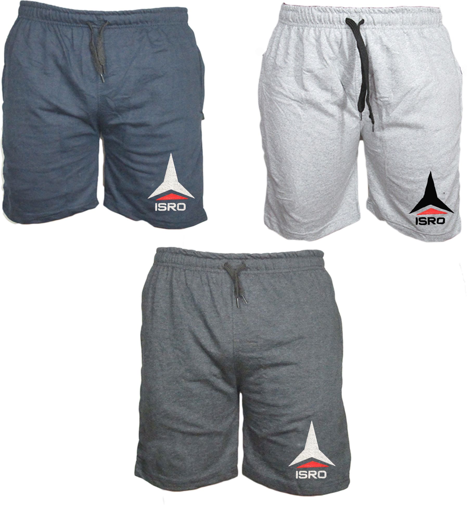peerless wear Pack of 3 Solid, Printed Men Dark Blue Bermuda Shorts, Casual Shorts, Regular Shorts, Night Shorts, Basic Shorts-picture-21