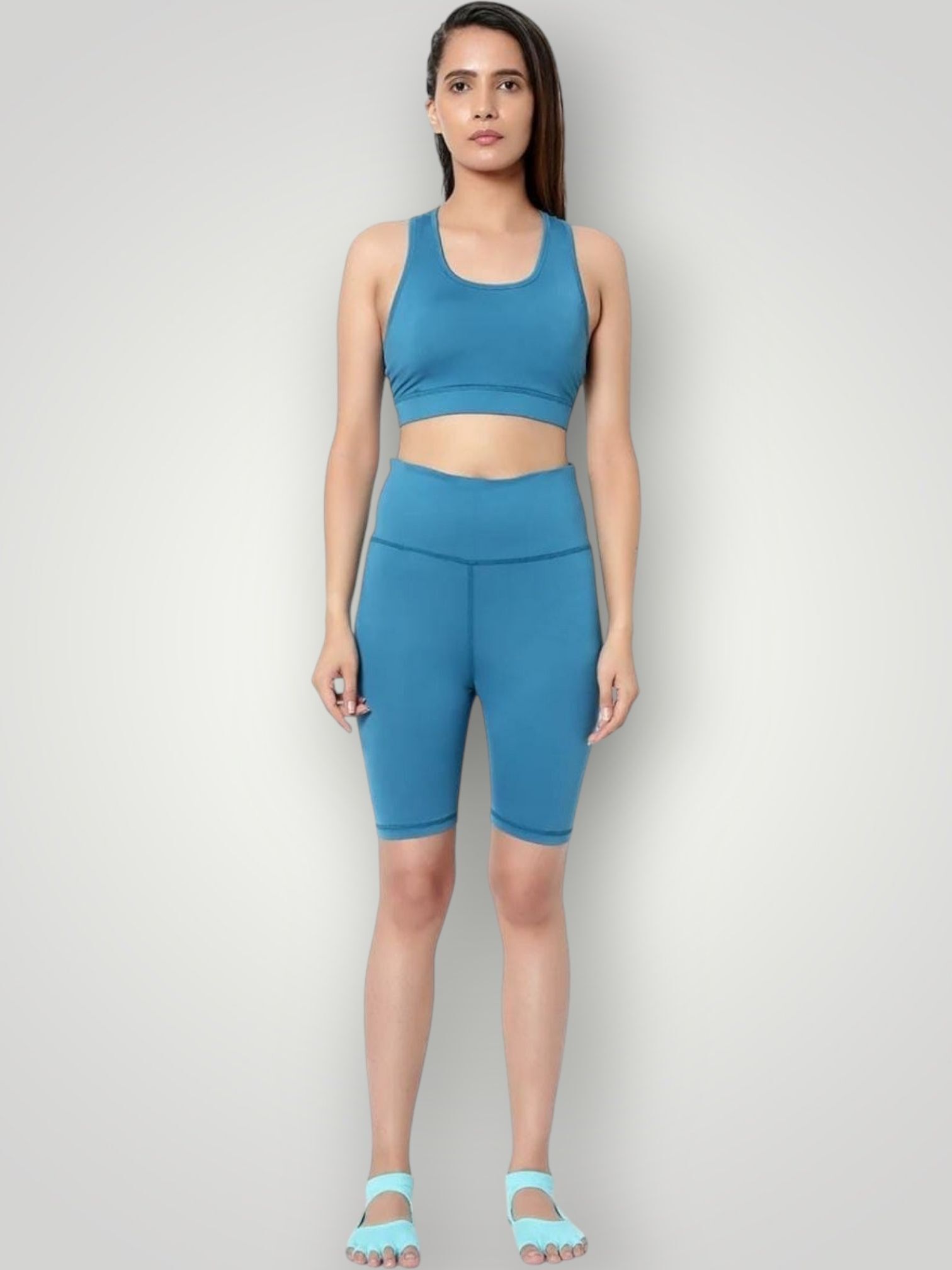 wearjukboxx Solid Women Blue Tights-picture-5