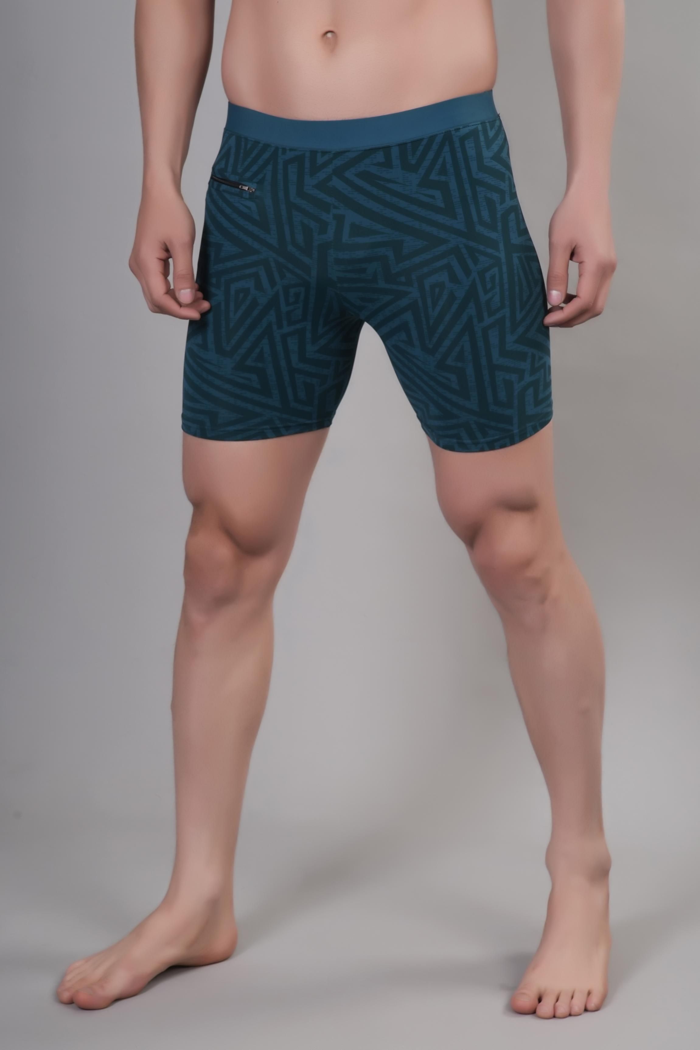 ullaspemium ULSP2-SWI-925 Printed Men Swim Bottom Multicolor Swimsuit-picture-4