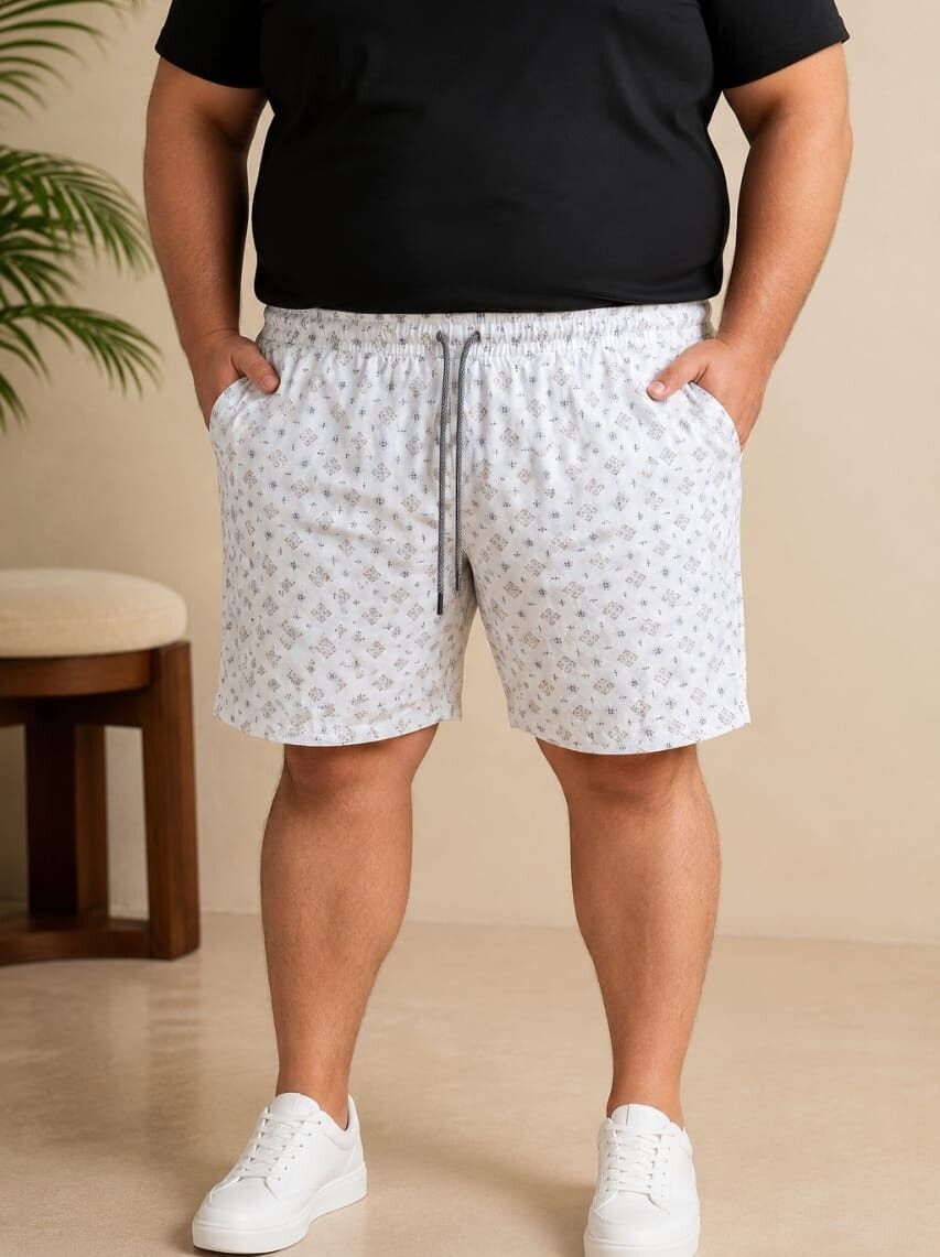 austivo Printed Men White Regular Shorts-picture-23