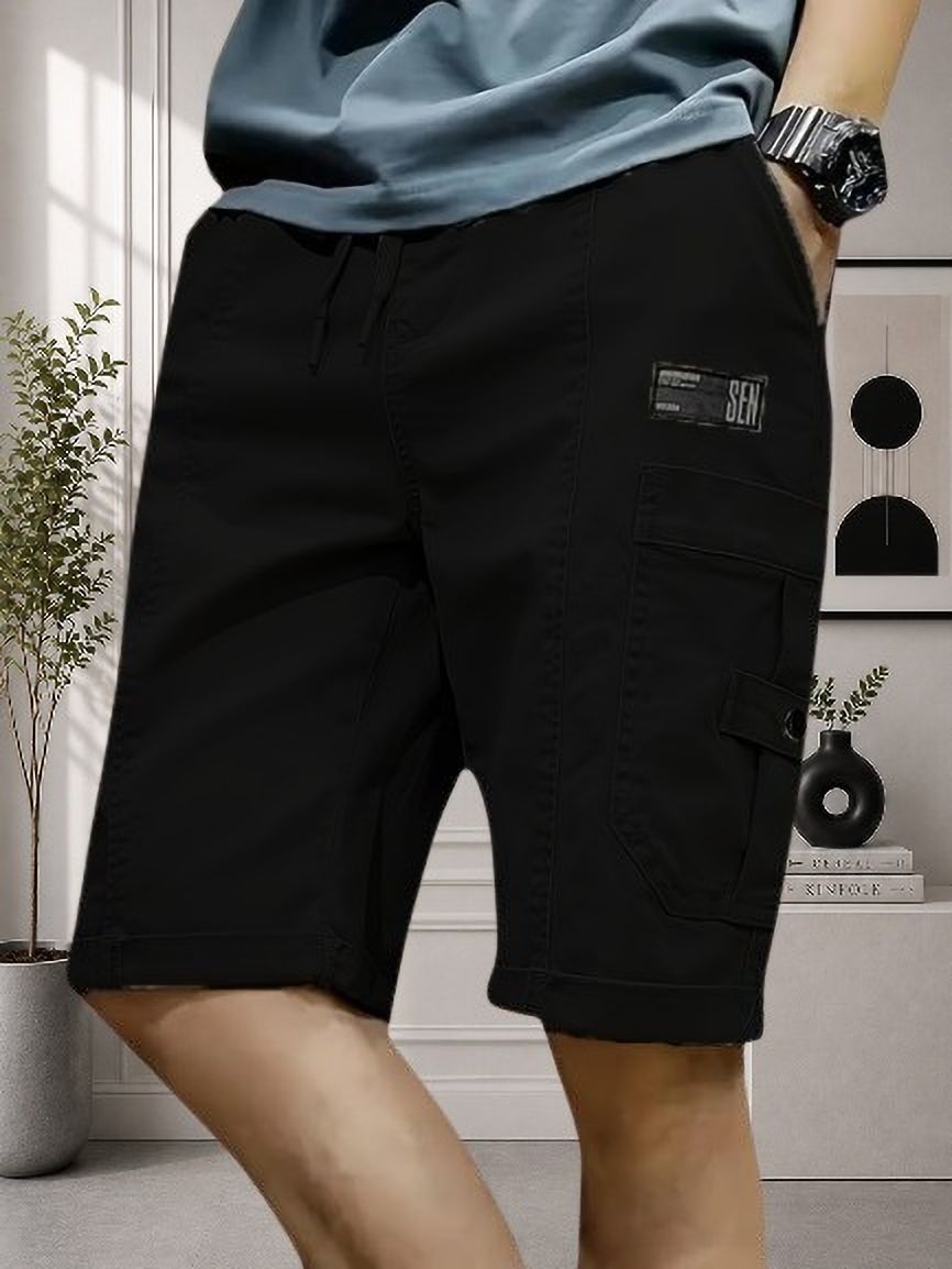 pitzz Solid Men Multicolor Cargo Shorts-picture-19