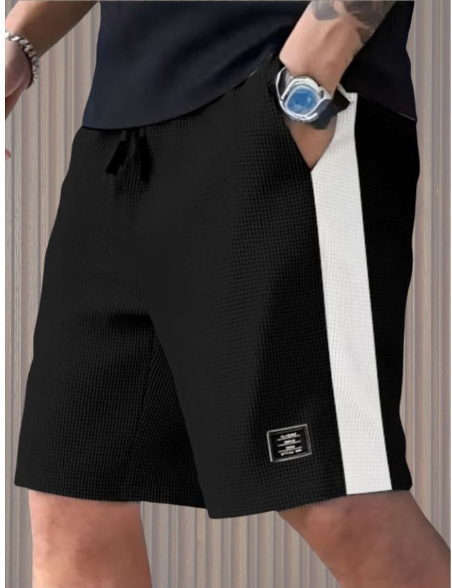 Solid Men Black Regular Shorts-image-22