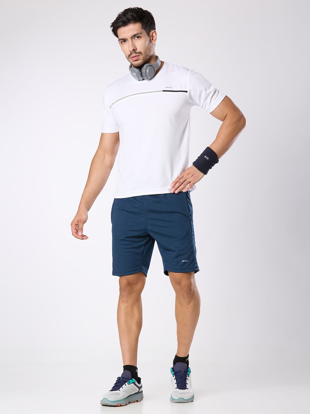 black panther Solid Men Blue Gym Shorts-picture-12