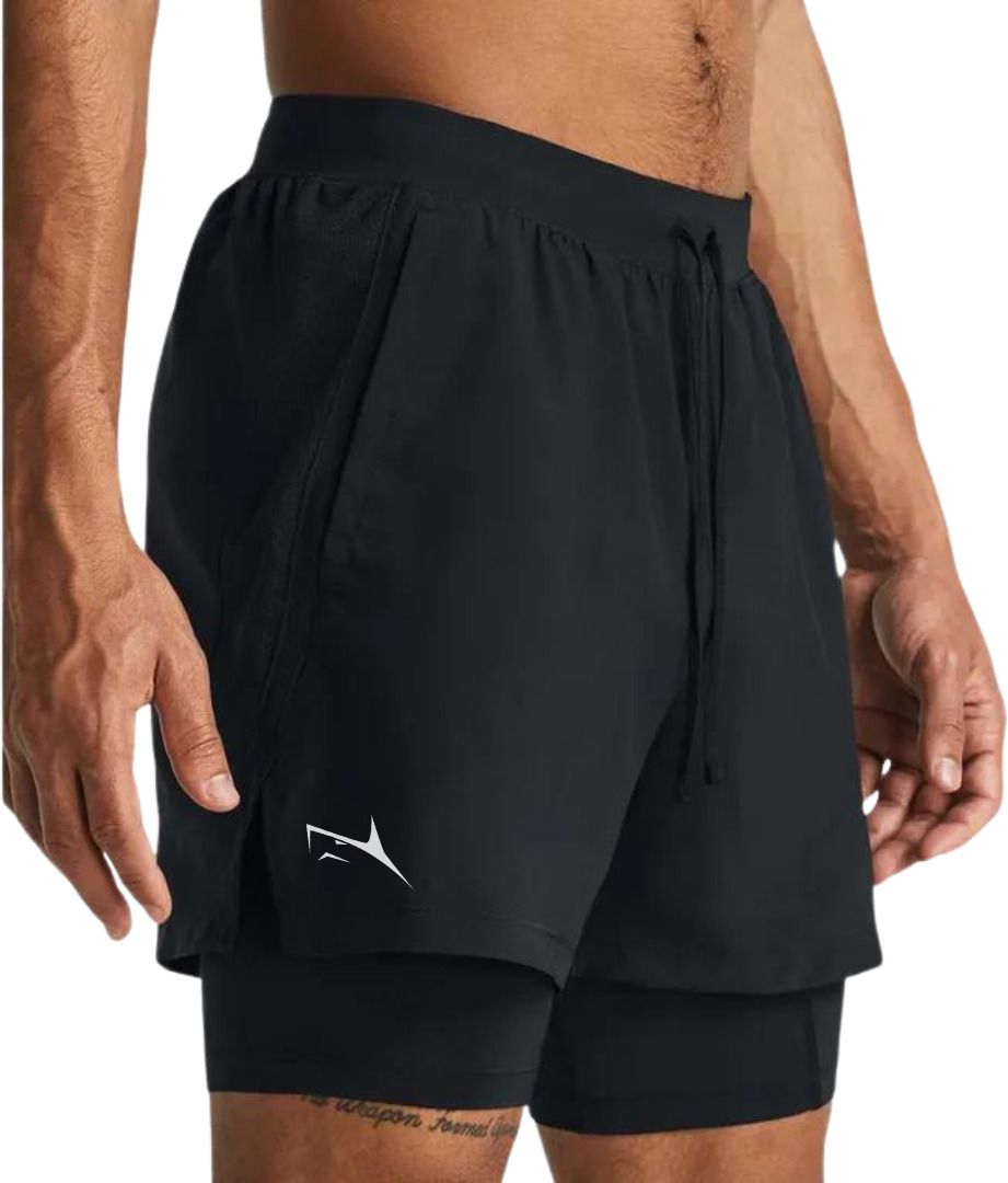 Solid Men Black Gym Shorts, Running Shorts, Sports Shorts-image-27