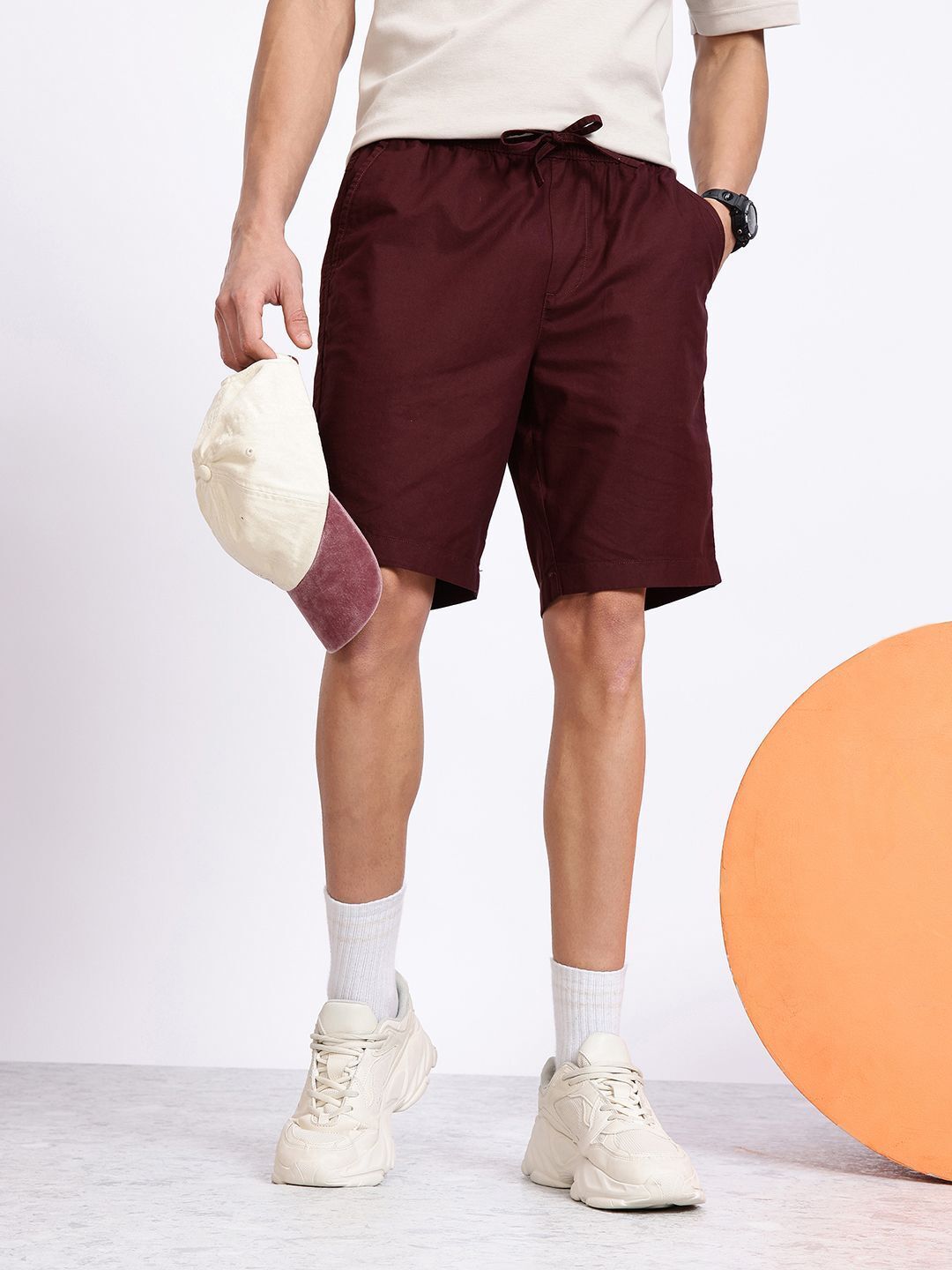 aeropostale Solid Men Brown Regular Shorts-picture-12