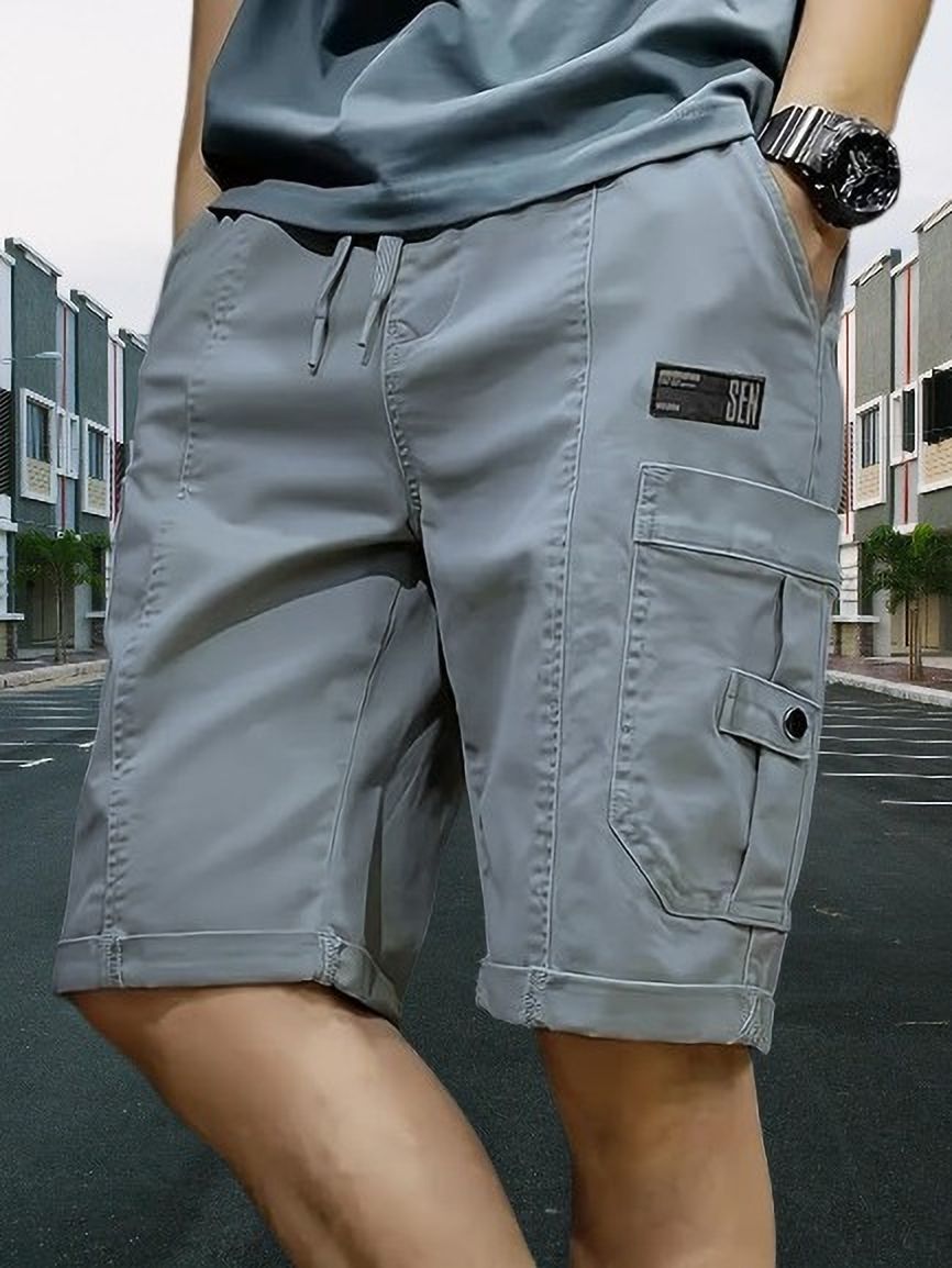 pitzz Solid Men Multicolor Cargo Shorts-picture-15