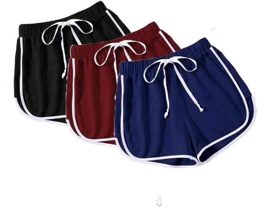 Striped Women Multicolor Hotpants