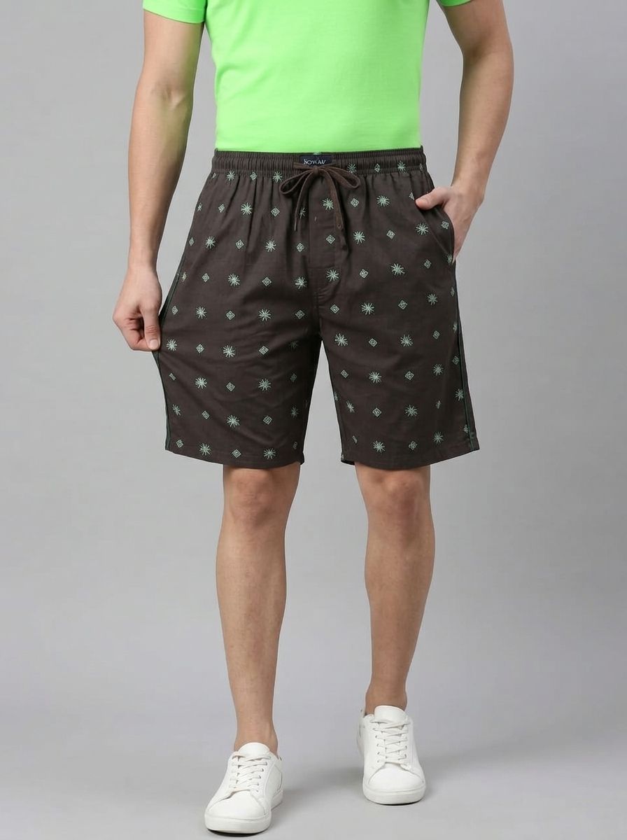 fitandfine Printed Men Brown Boxer Shorts, Basic Shorts-picture-39
