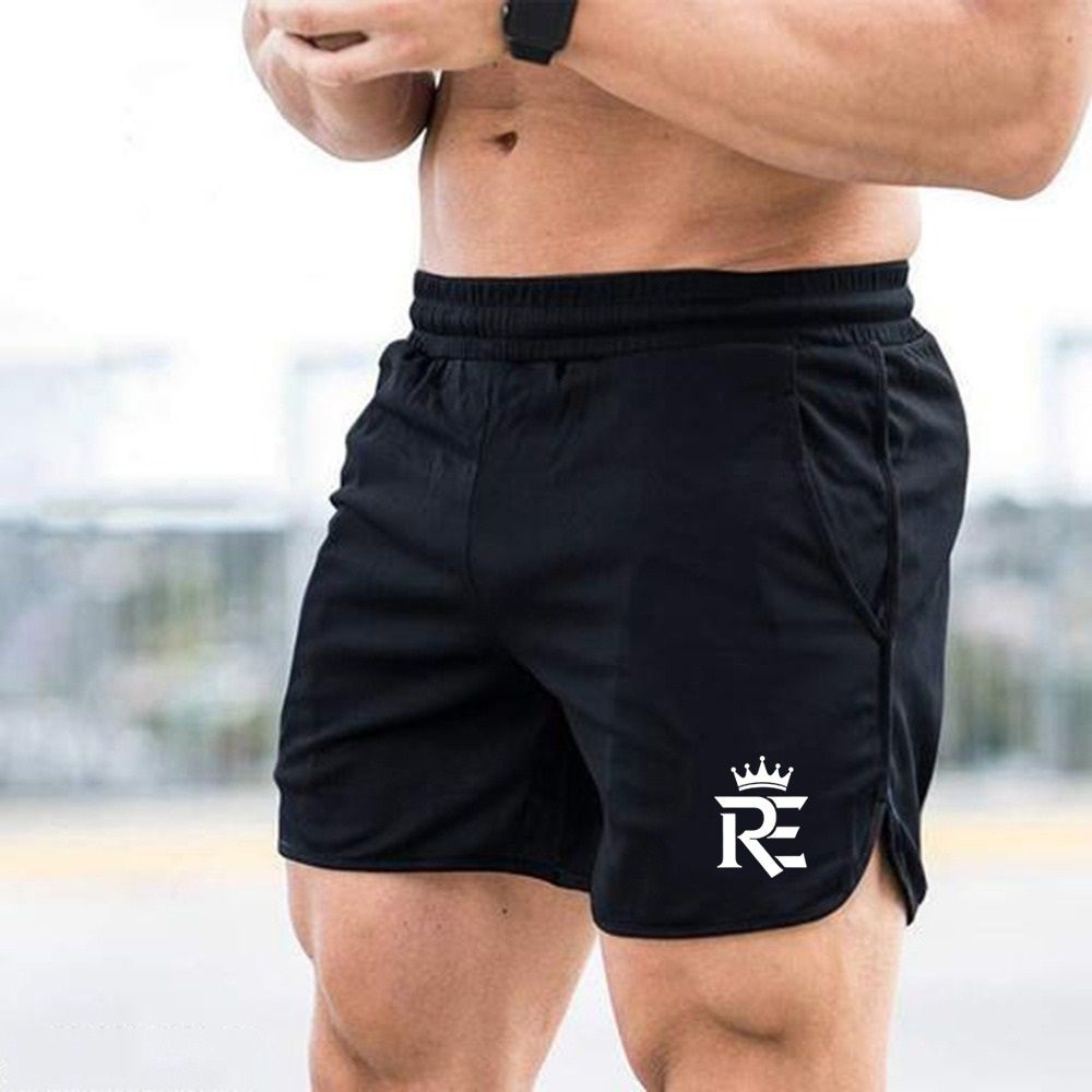 vibian Printed Men Black Gym Shorts-picture-22