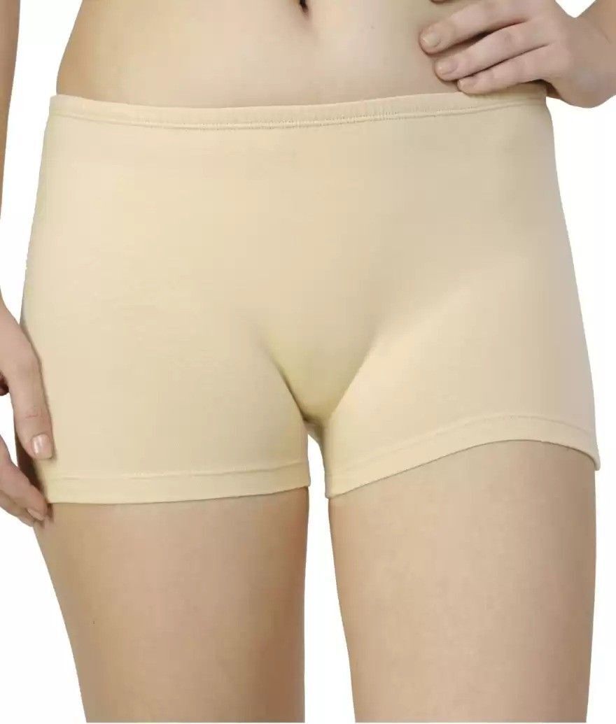 vishwakarm trend Solid Women Beige Cycling Shorts-picture-45