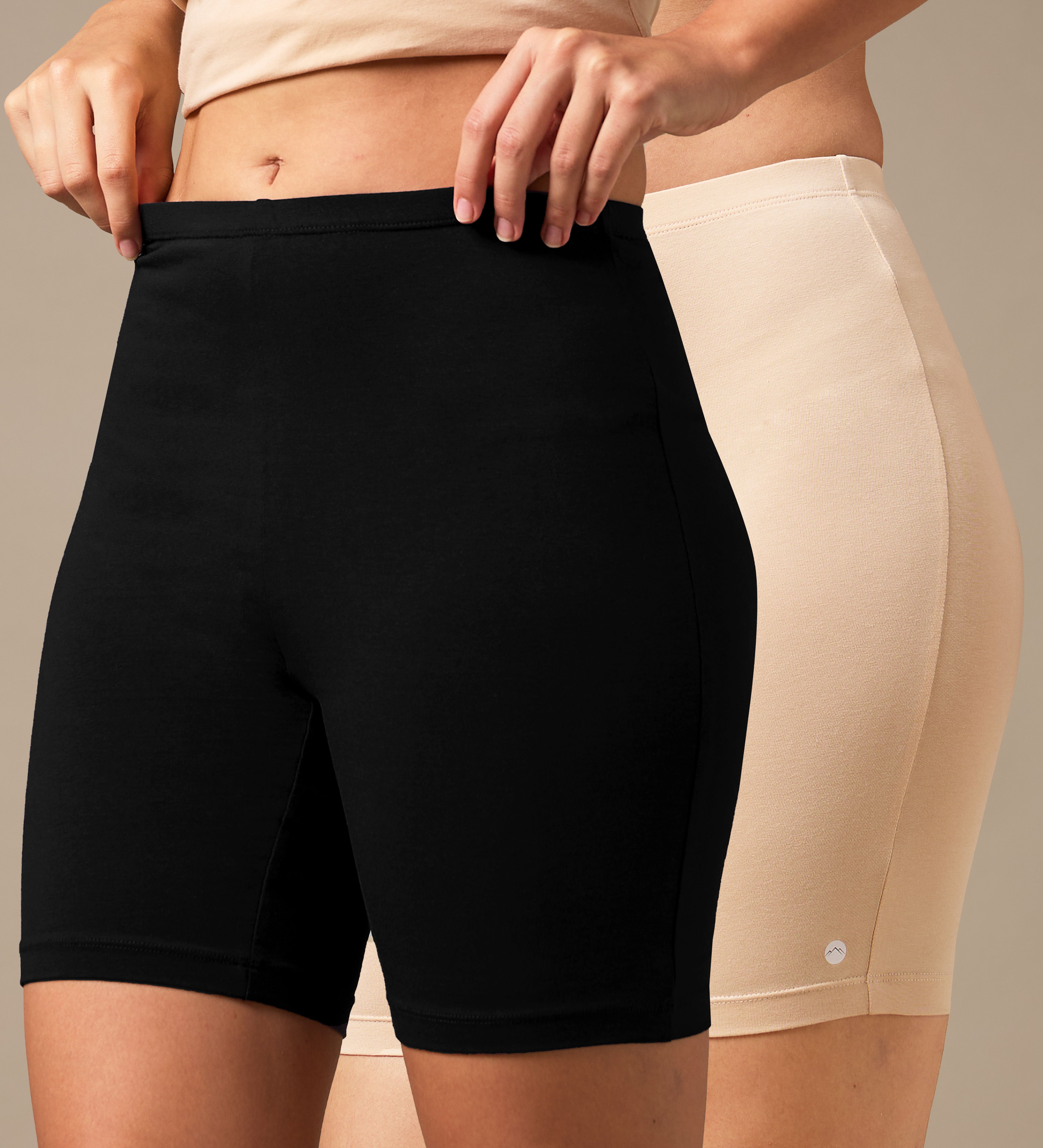 urban adventure Pack of 2 Solid Women Multicolor Cycling Shorts-picture-28
