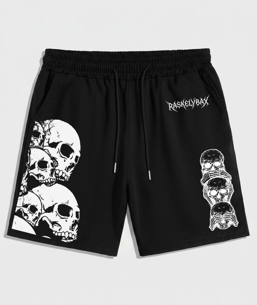 raskelybax Printed Men Black Casual Shorts-picture-11