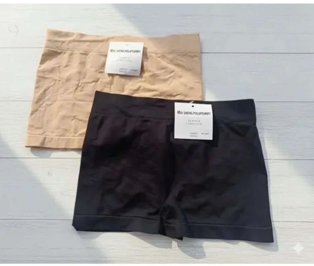 nivok Pack of 2 Solid Women Black, Beige Regular Shorts-picture-27
