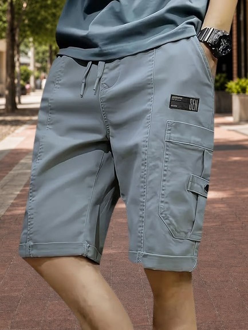 tyrell Solid Men Multicolor Cargo Shorts-picture-4