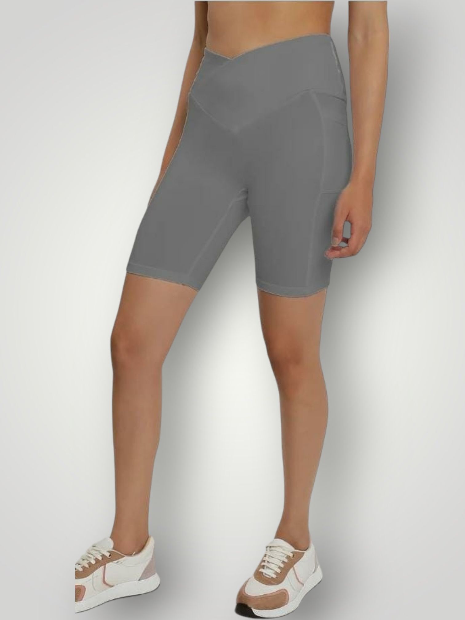Solid Women Grey Tights-image-33