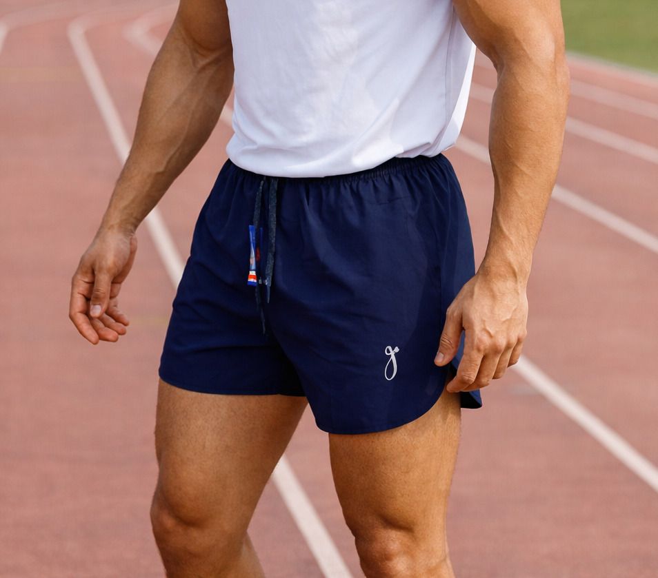 gstartextiles Solid Men Dark Blue Running Shorts-picture-15