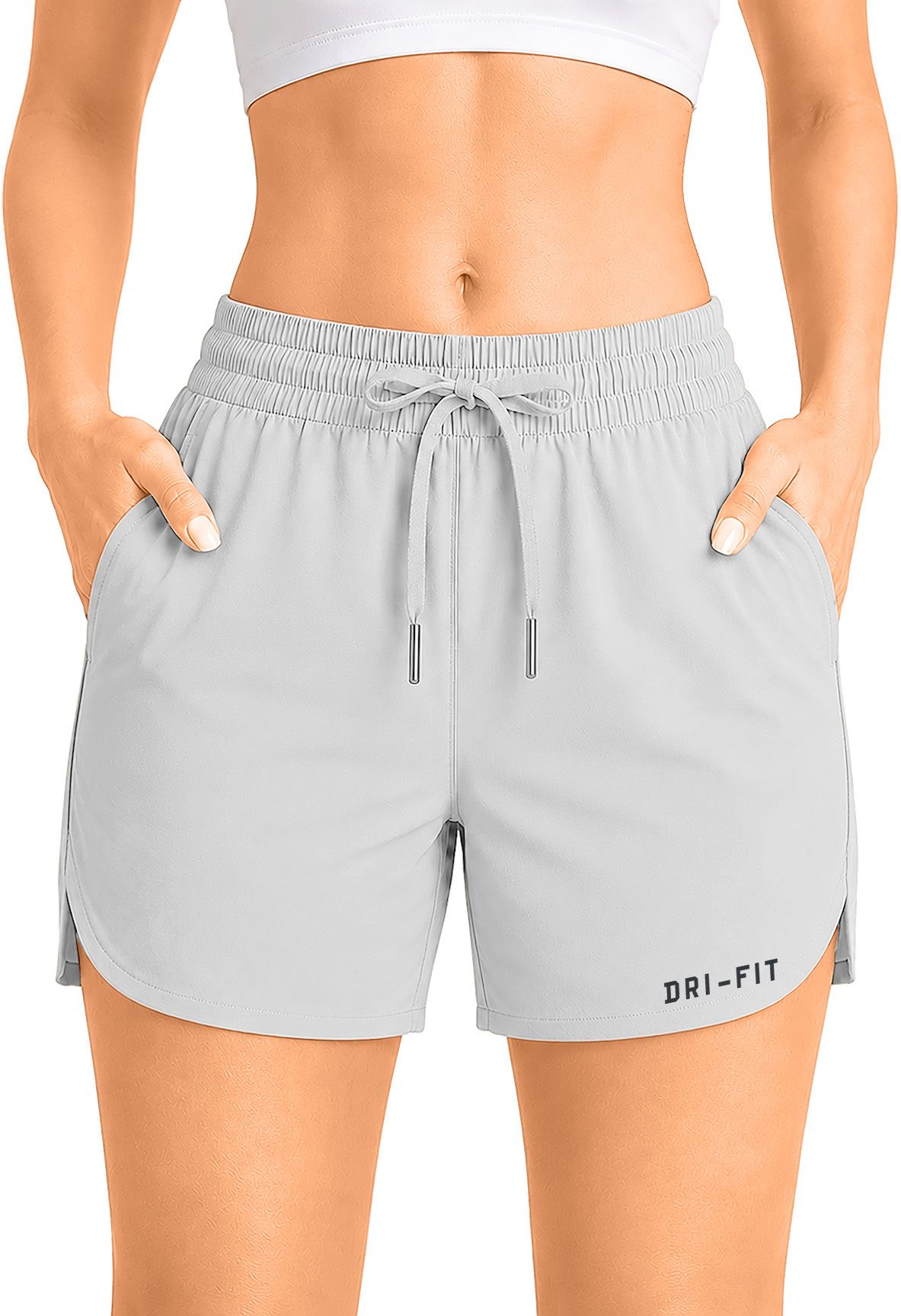 pravaha Printed Women White Running Shorts-picture-13