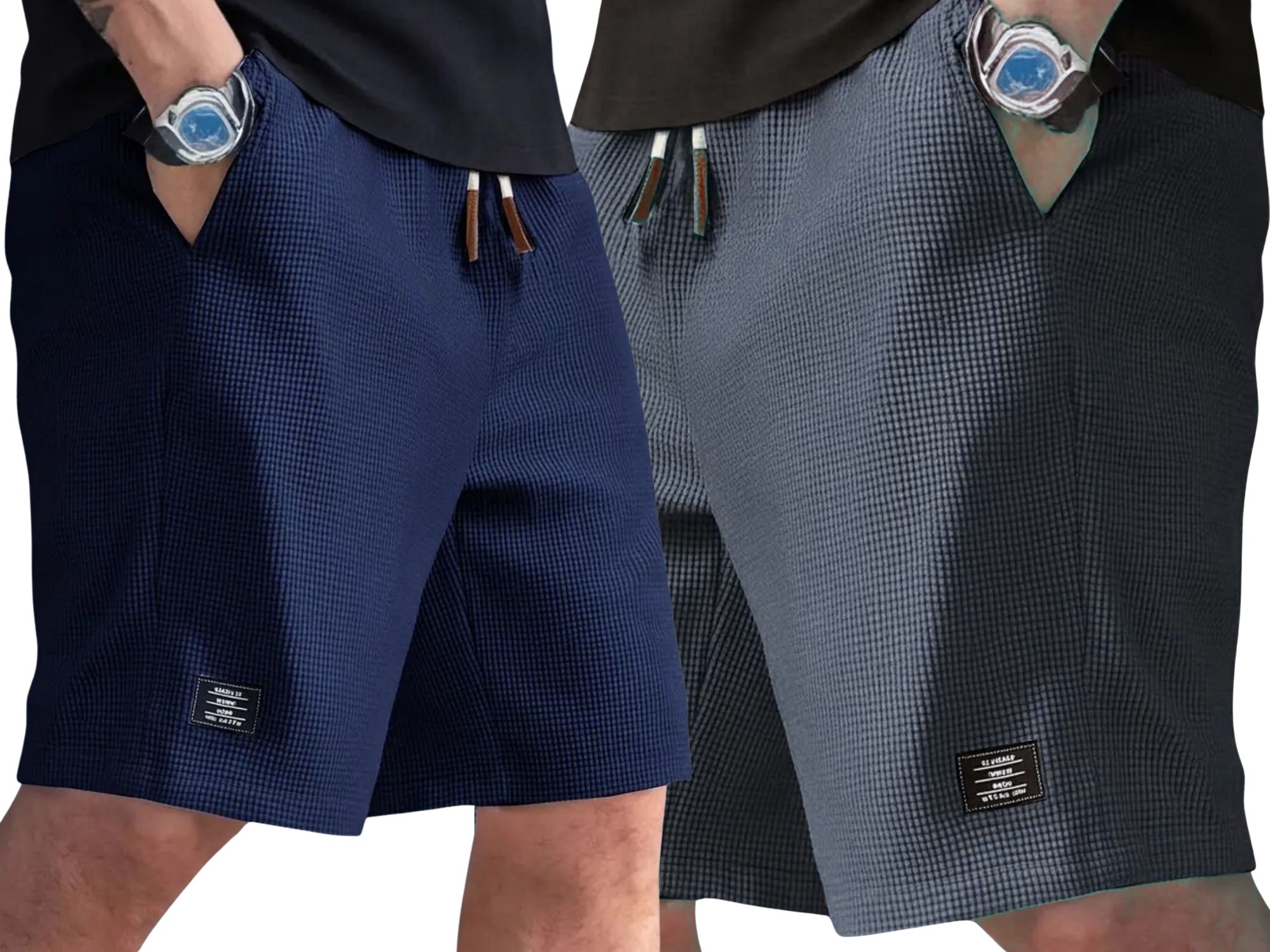 sti Pack of 2 Solid Men Multicolor Regular Shorts-picture-16