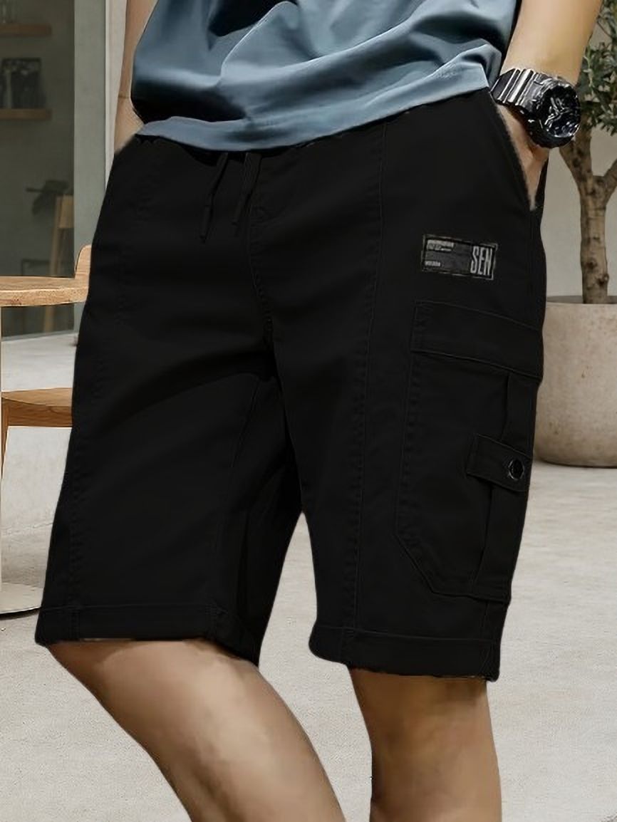 pitzz Solid Men Multicolor Cargo Shorts-picture-32