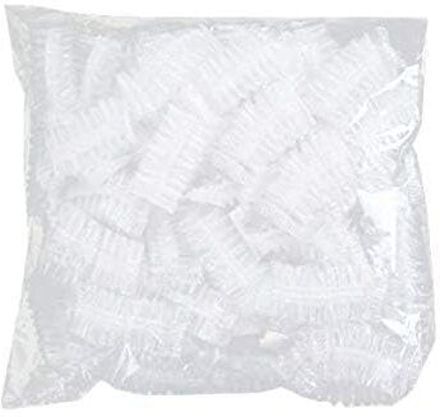 wairit 100Pcs Clear Ear Protector Waterproof Ear Cover for Hair Dye,Shower,Salon,W30-picture-24