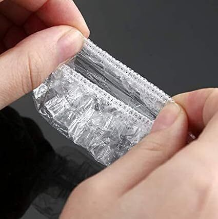 wairit Waterproof 100 Pcs Clear Disposable Ear Caps for Hair Coloring & Bathing W166-picture-20
