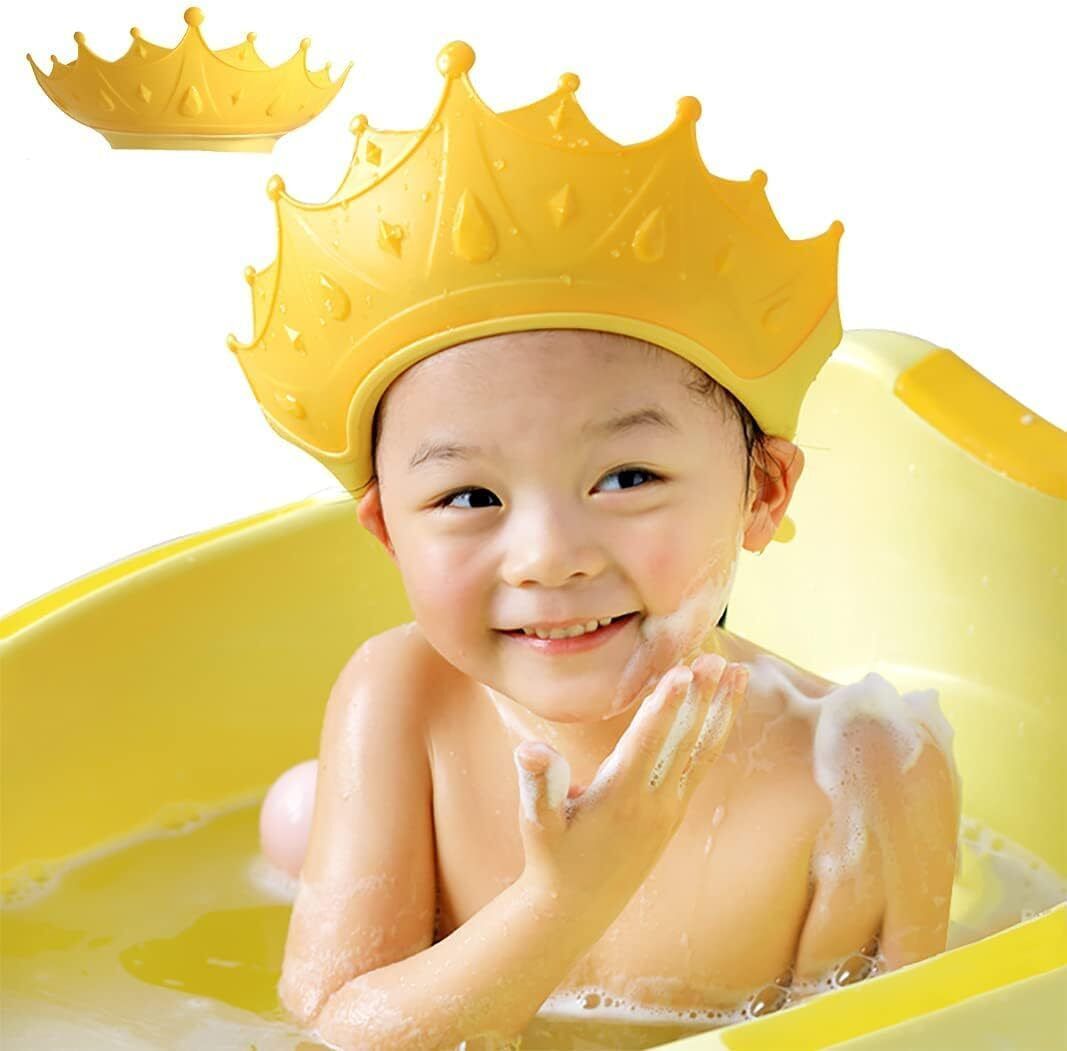 boldvansic Baby Shower Cap Adjustable Bath Visor No Tear Shampoo Shield for Kids-picture-45