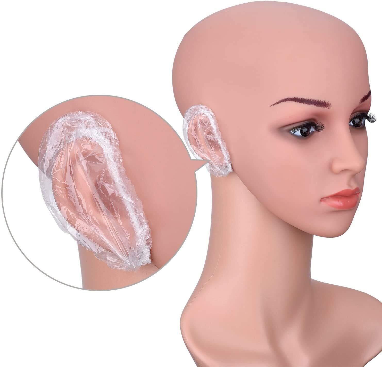 maitri enterprise 100Pc Clear Ear Protector Waterproof Ear Covers for Hair Dye,Shower,Salon,Spa328-picture-15