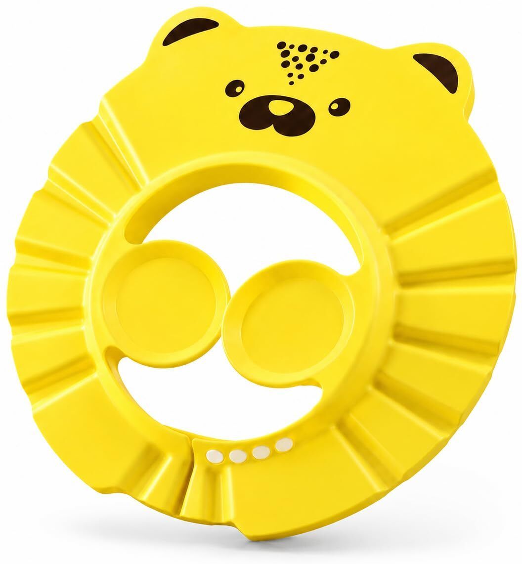 Kids Shower Bathing Visor Cap with Ear Protection for Shampoo & Hair Washing-image-49