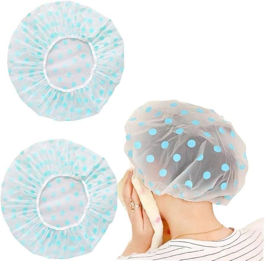Waterproof Reusable Hair Cover for Bath Spa Makeup Pack of 3-image-1