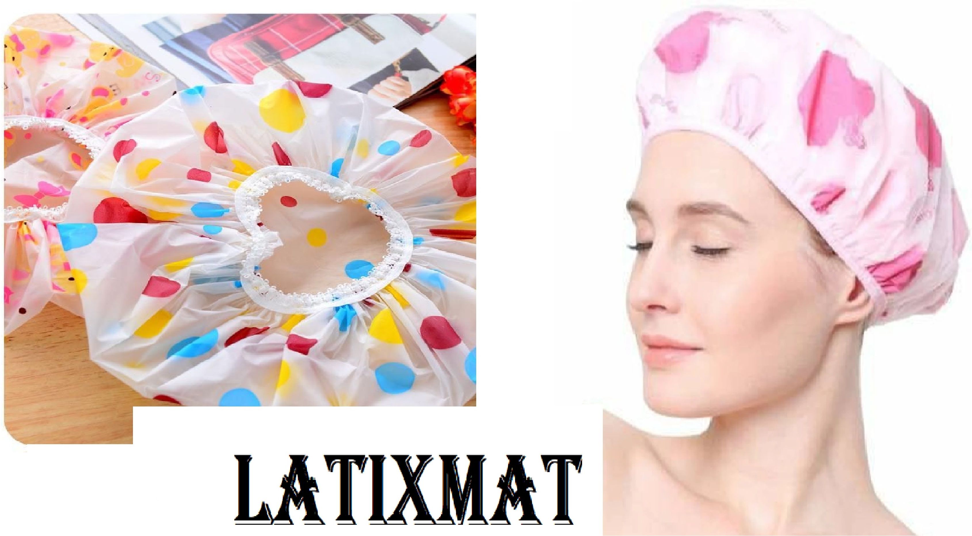 latixmat Elastic Band shower cap-picture-35