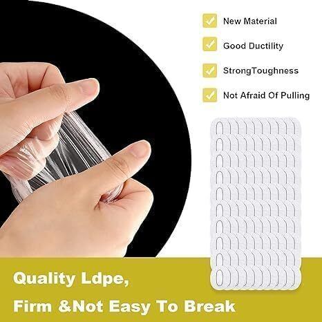 wairit Waterproof 100 Pcs Clear Disposable Ear Caps for Hair Coloring & Bathing W326-picture-17