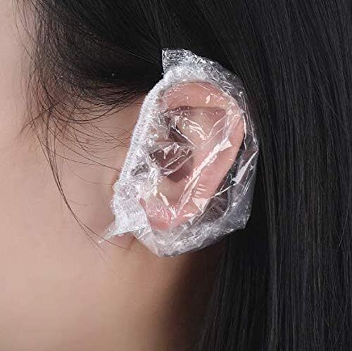 mospros Disposable Waterproof Ear Covers for Hair Dye & Shower (Pack of 100) A2-picture-42