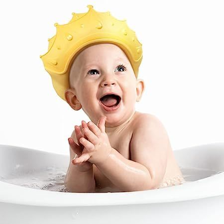 hooli Adjustable Silicone Bathing Crown Waterproof Shampoo hat for Washing Hair-picture-18