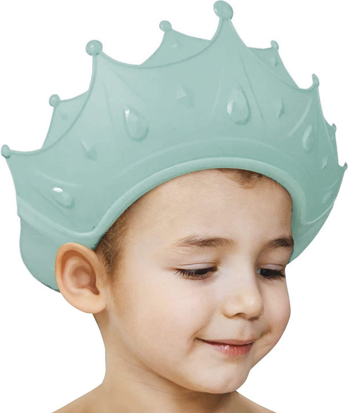 orename Waterproof Baby Shower Shield Crown Visor for Infants-picture-21