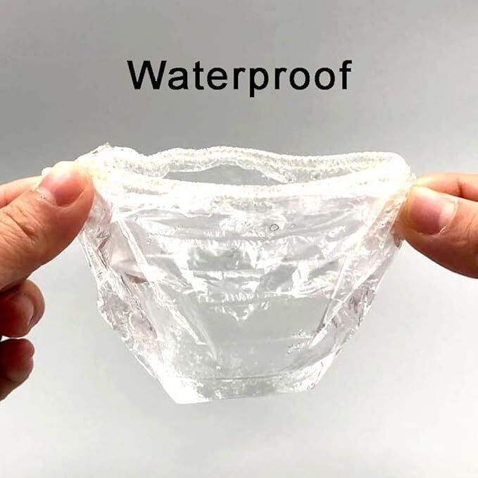 maitri enterprise 100Pc Clear Ear Protector Waterproof Ear Covers for Hair Dye,Shower,Salon,Spa330-picture-36