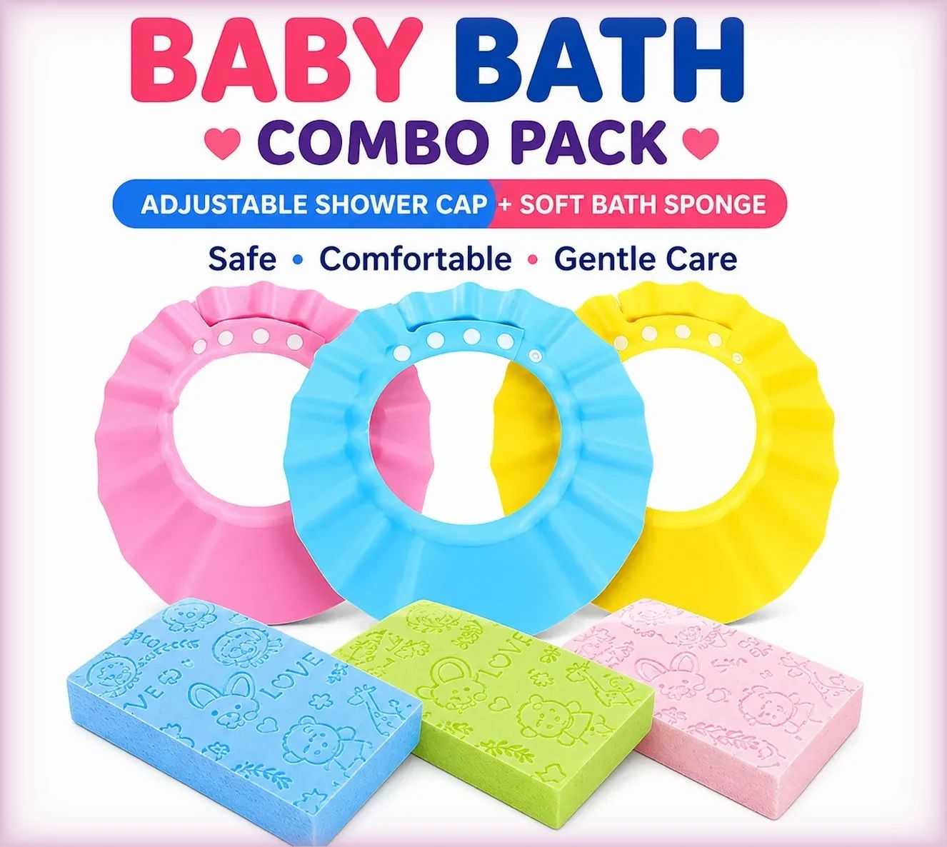 niloro tear free baby bath combo pack-picture-14