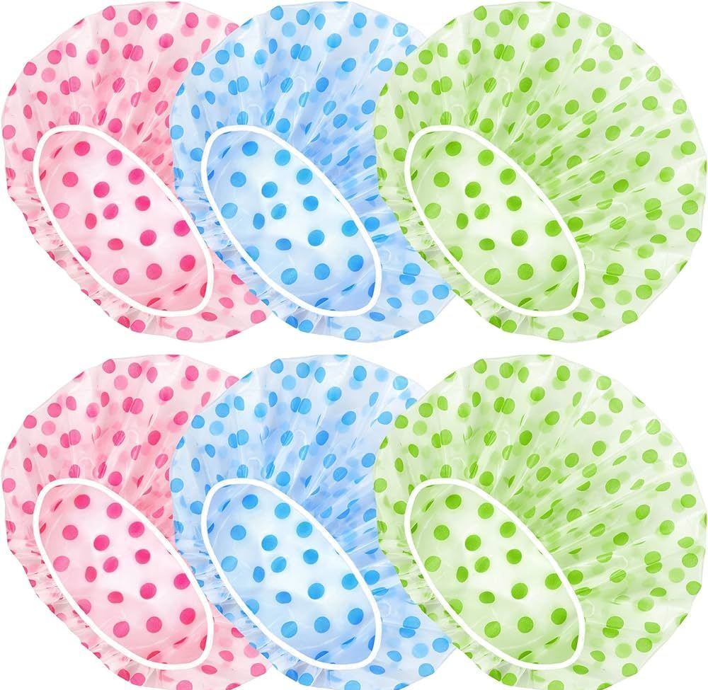 celibate Shower Cap for Bath Kitchen Spa Pack of 6-picture-13
