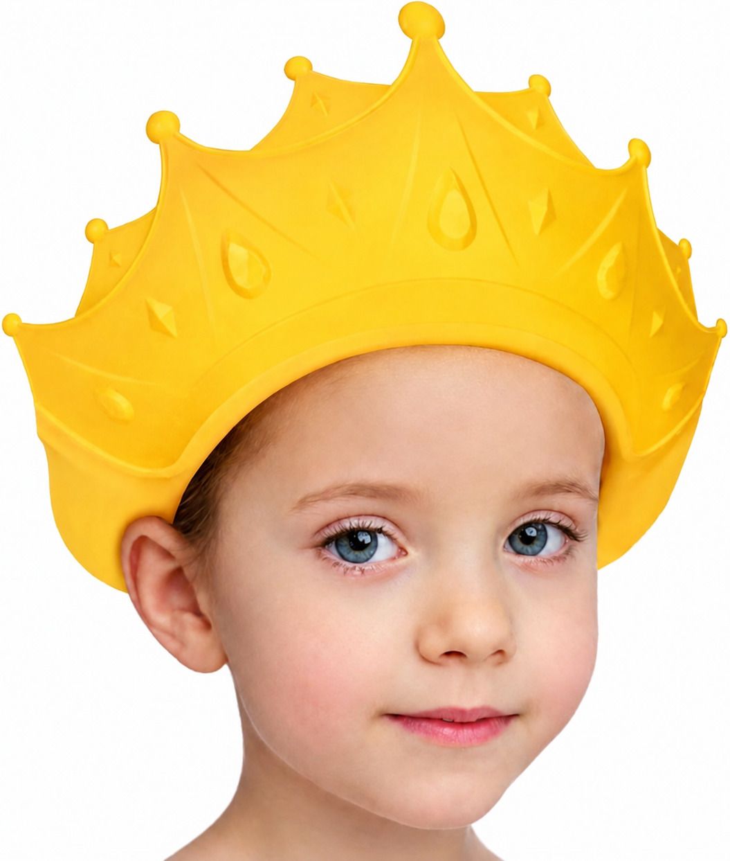 xhawk Baby bath Shower Cap Adjustable Silicone Bath Visor hat for Eye and Ear wash-picture-30