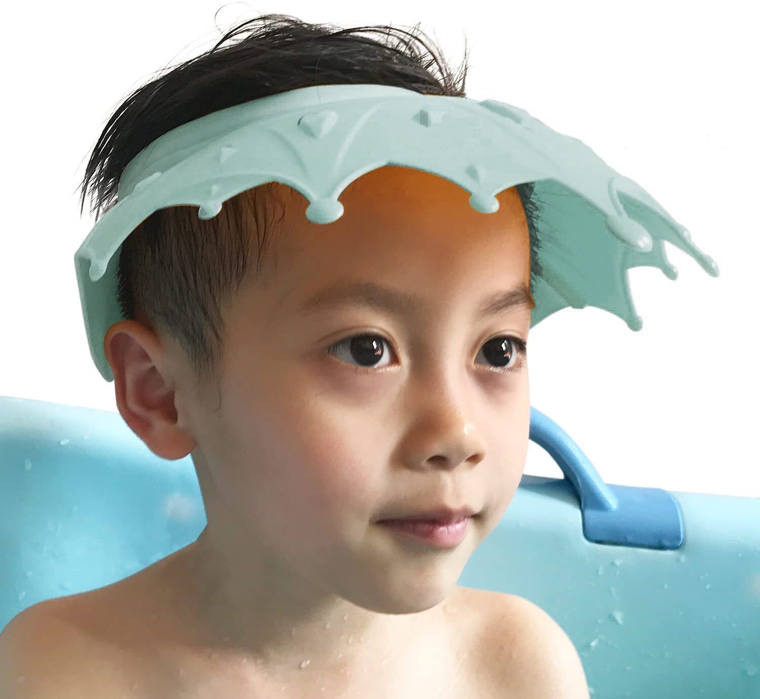orename Soft Silicone Baby Bath Visor Crown Style Shampoo Shield-picture-18