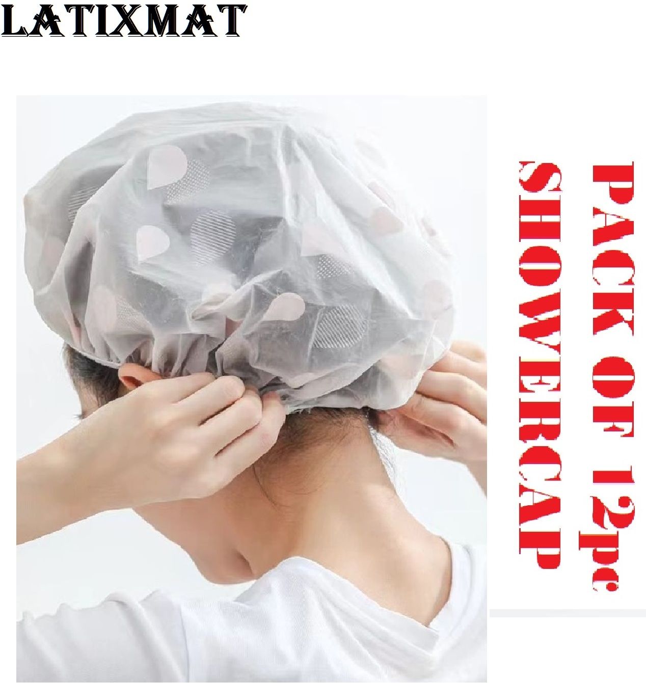 latixmat Stylish Designs shower cap-picture-49