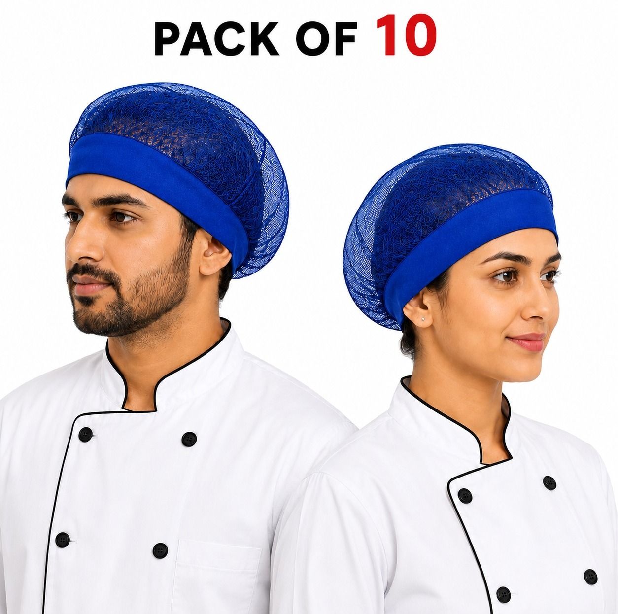 c-cure Mesh Hair Net Cap Protective Reusable Hair Cover Hygiene Cap - Black, 10 Pieces-picture-30