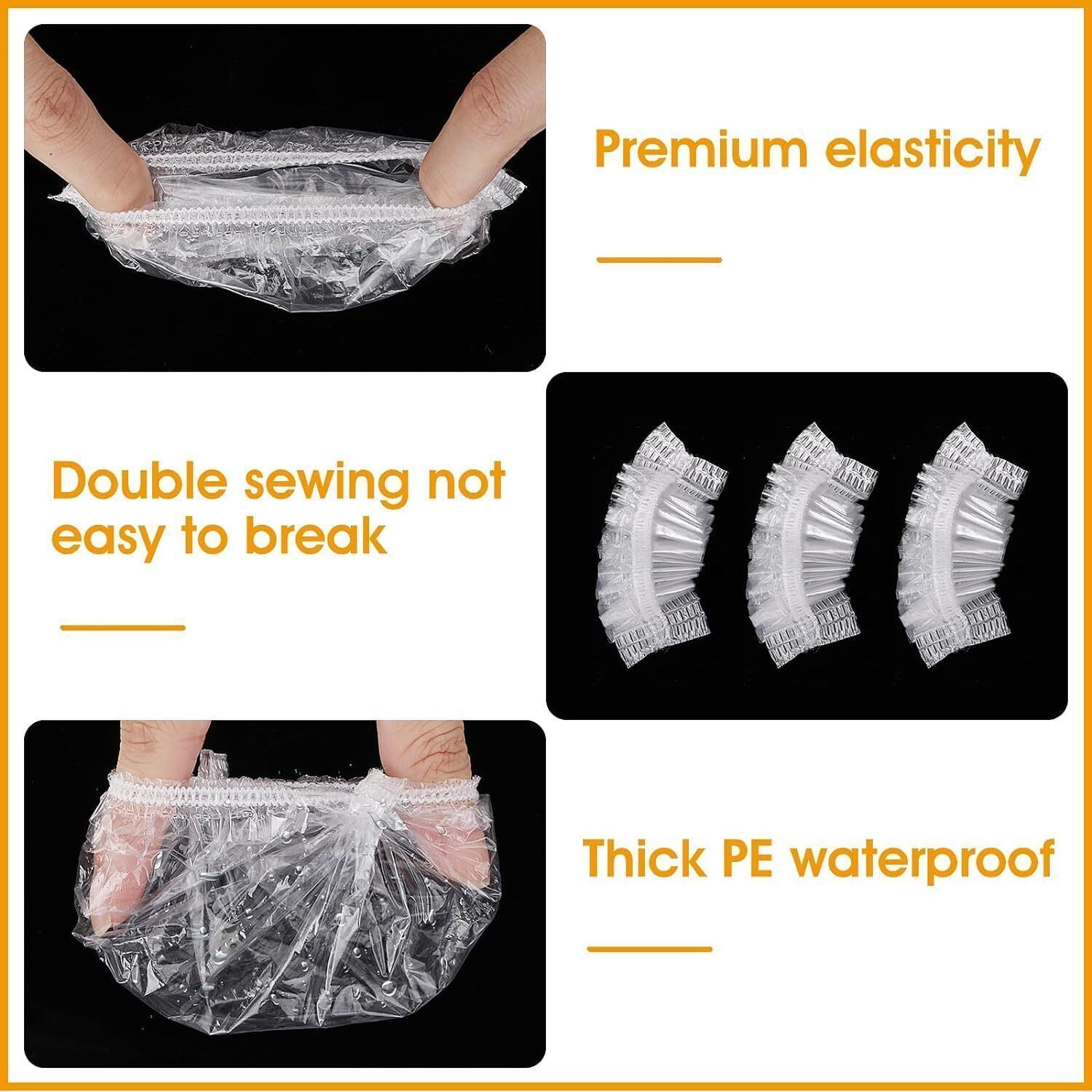 maitri enterprise 100Pc Clear Ear Protector Waterproof Ear Covers for Hair Dye,Shower,Salon,Spa349-picture-15