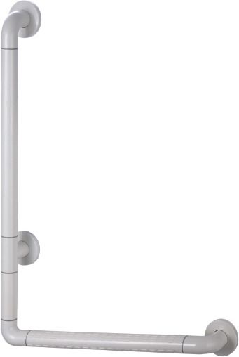 90° L-Shape Grab Bar for Bathroom | SS304 Stainless Steel Core with ABS Cover Shower Grab Bar-image-19