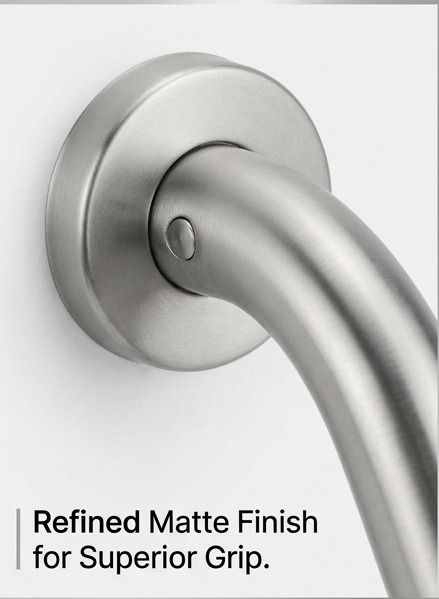 Matte Stainless Steel Grab Bar 8 Inch Bathroom Safety Support Shower Grab Bar-image-34