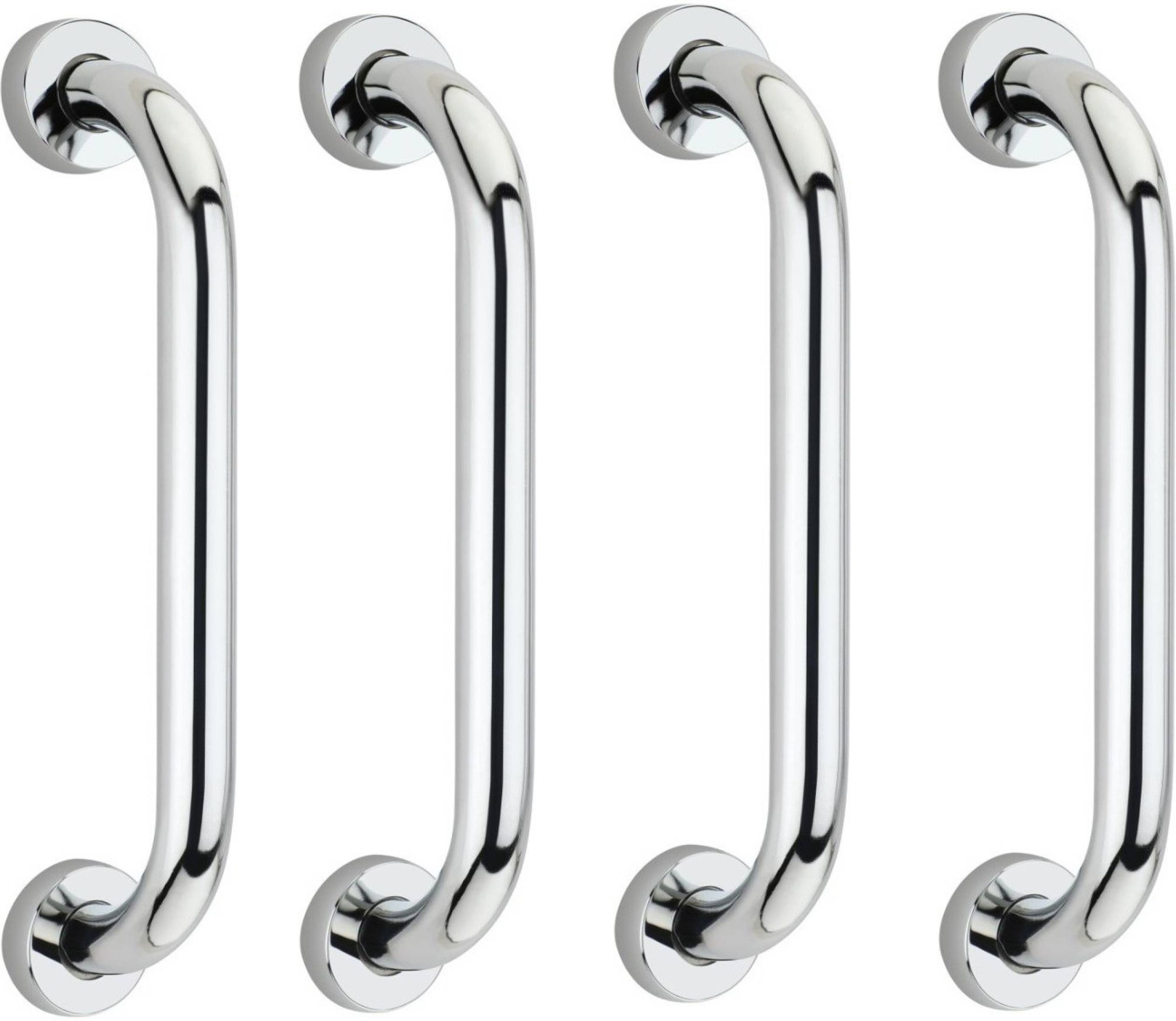 harigario 12 Inch Stainless Steel Wall-Mounted Grab Bar – Chrome Finish Shower Grab Bar-picture-26