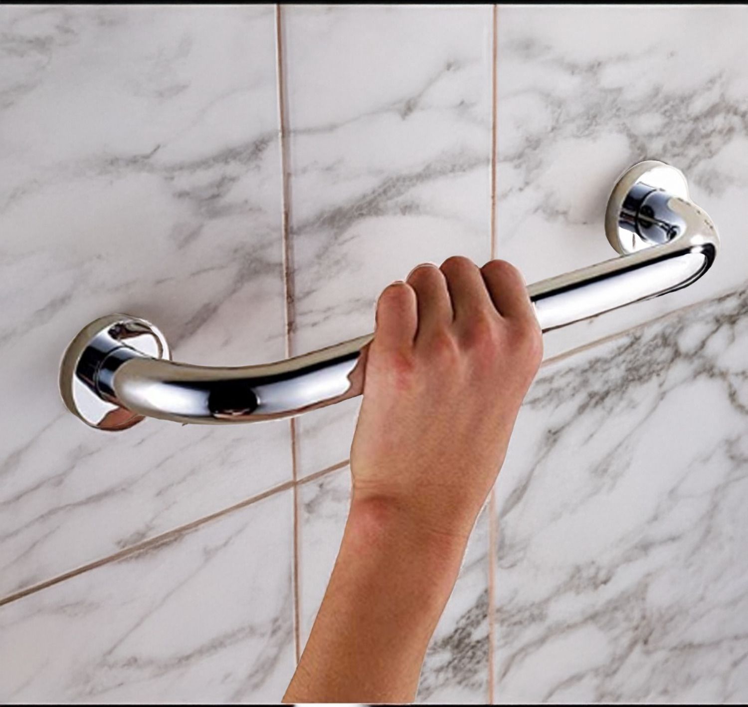 akash enterprises Heavy Duty Grab Bar Handle for Toilet, Senior Citizens Support - "12 inches " Shower Grab Bar-picture-27