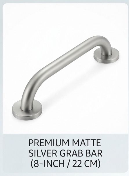 20cm Stainless Steel Safety Grab Bar for Washroom Anti-Slip Support Shower Grab Bar-image-31